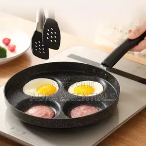 Circular 4 Dimples Nonstick Frying Pan