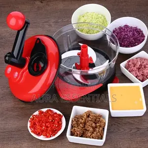 Manual Hand Crank Food Chopper Sharp Blades