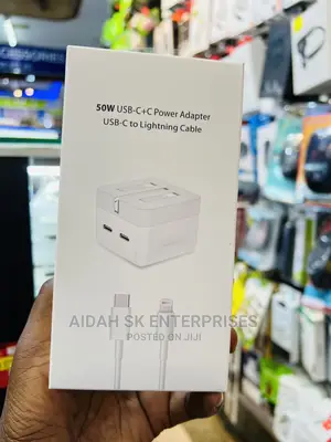 50W USB-C+C Power Adapter