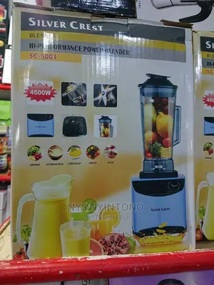Silver Creast Commercial Blender With Grinder 4500W Motor