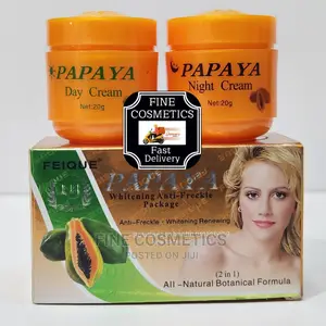 Papaya Whitening + Anti-Aging Day and Night Cream Package