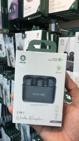 Green 2 in 1 Wireless Microphone Type C