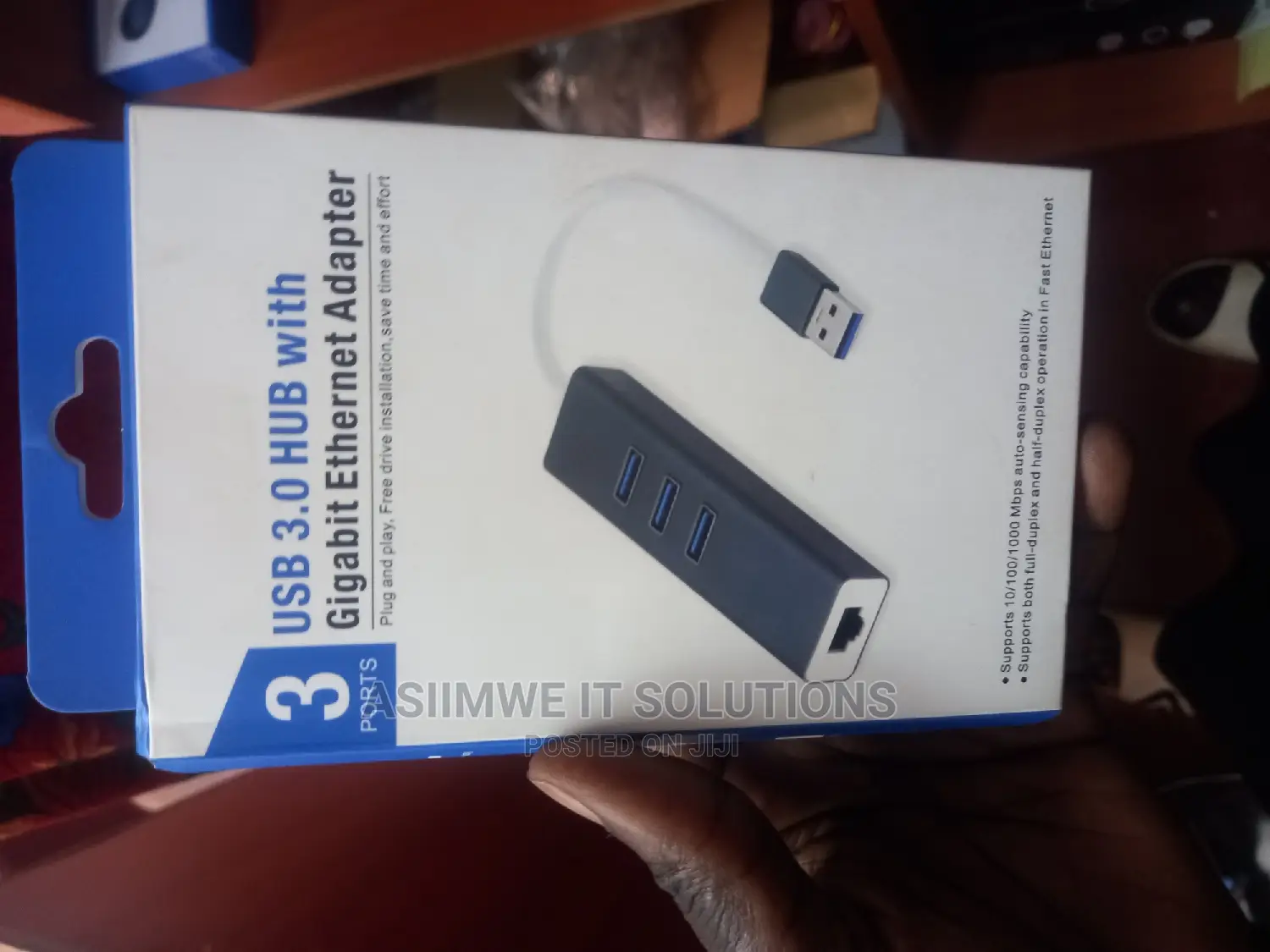 USB 3.0 Hub Gigabit Lan Adapter
