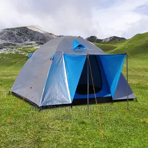 Windproof Double Layer Detachable 3 Person Tent