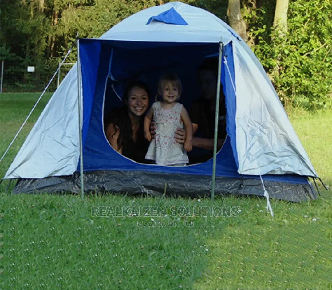 Windproof Double Layer Detachable 3 Person Tent