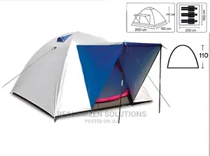 Windproof Double Layer Detachable 3 Person Tent