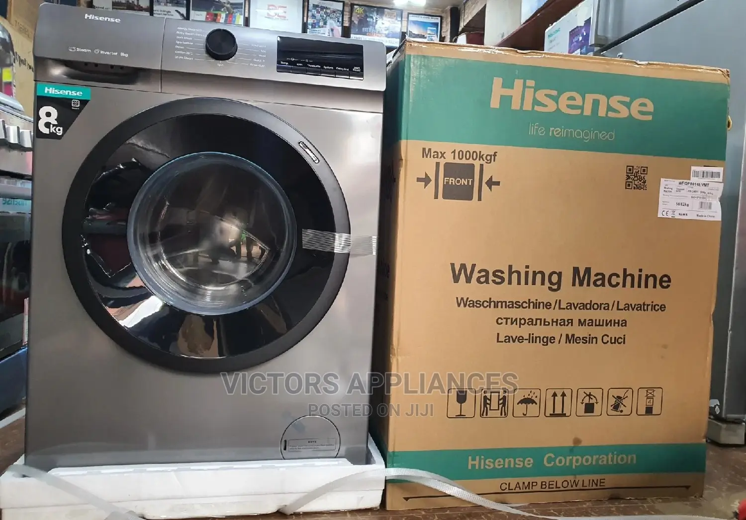 8kg Hisense Frontloader Washing Machine