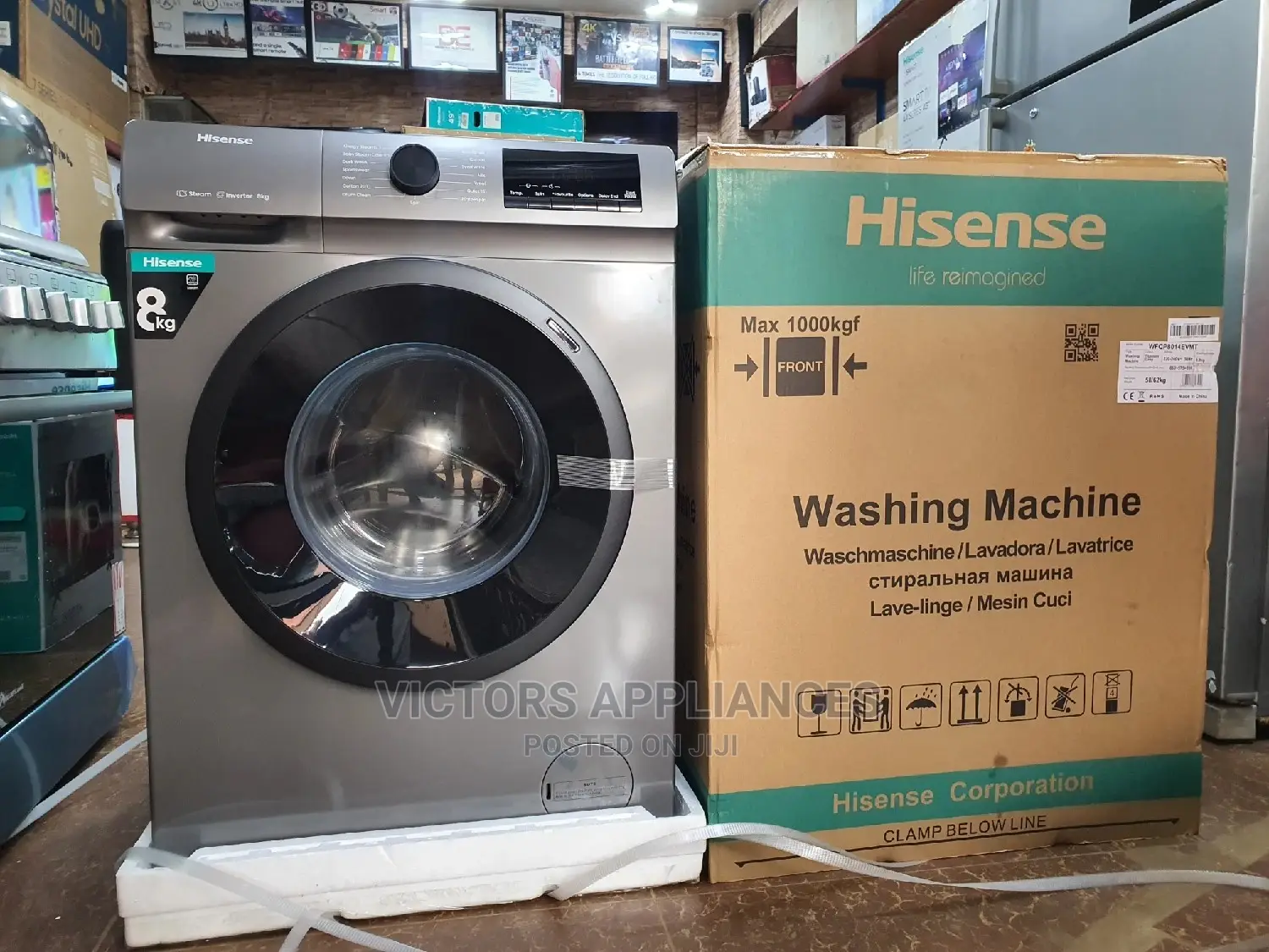 8kg Hisense Frontloader Washing Machine