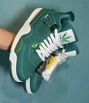 New Jordan 4 Green