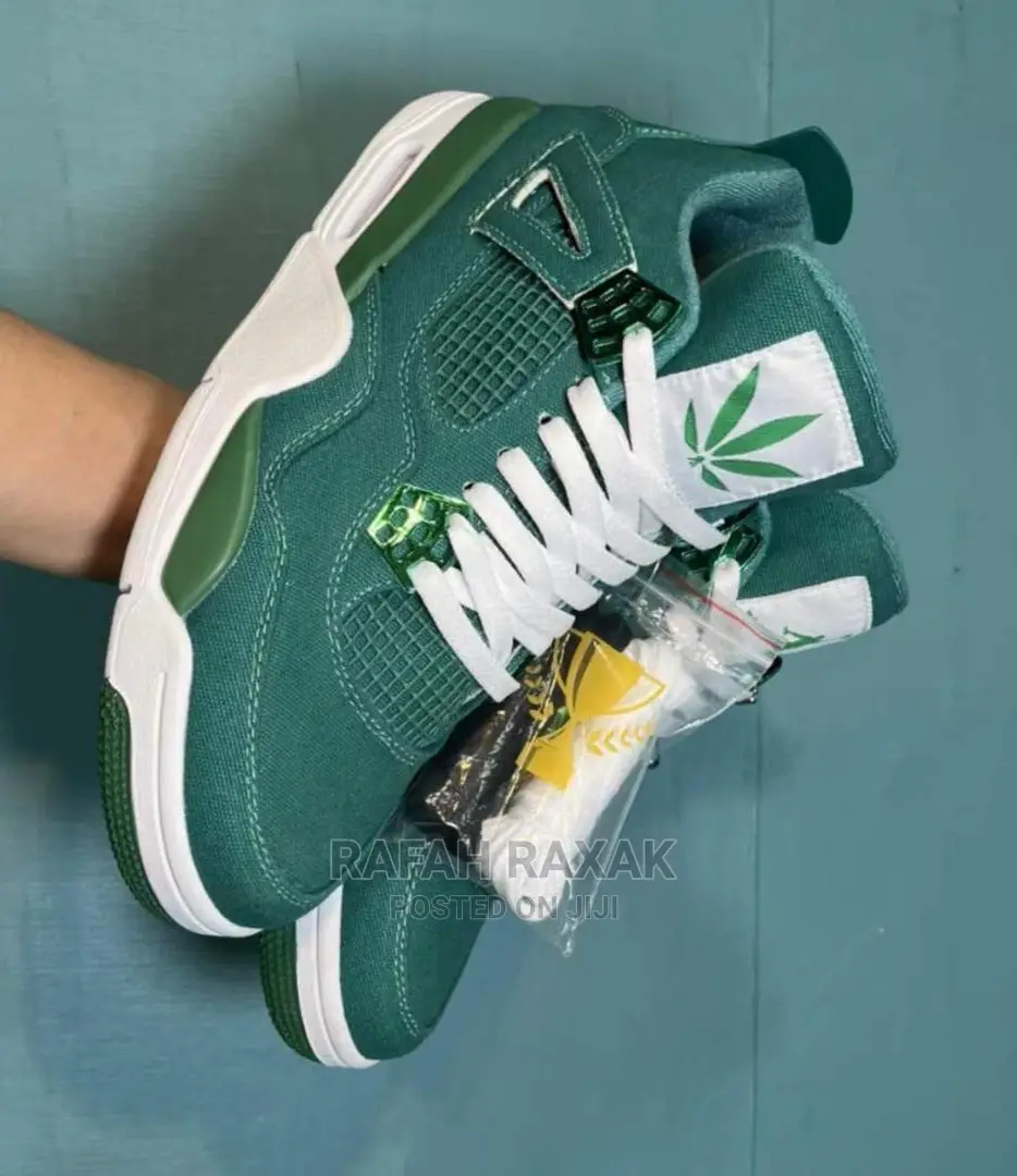 New Jordan 4 Green