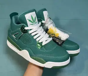New Jordan 4 Green