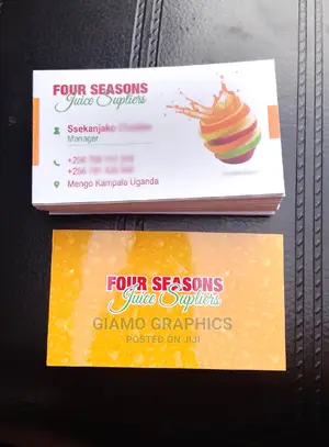 Orange Business Cards