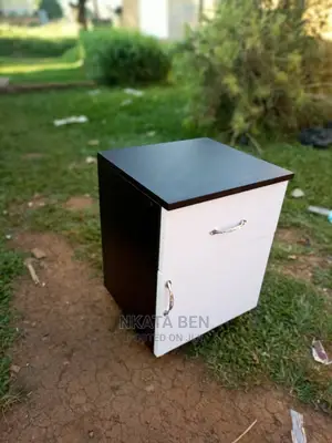 Bkack and White Bedside Drawer