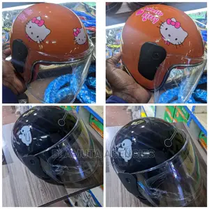 Kids Helmets Black And Orange