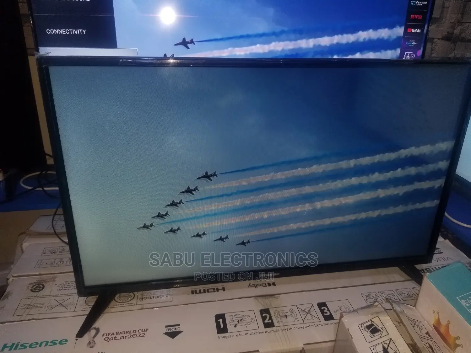 Hisense 32 Inch Frameless LED TV With Inbuilt Decoder