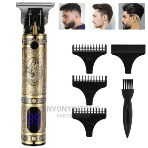 Rechargeable Hair Trimer With Digital Display