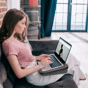 Cushioned Laptop Holder With Led Light