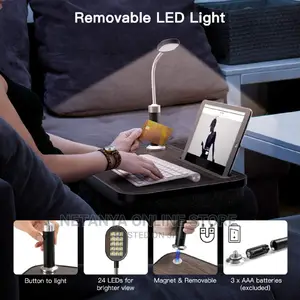 Cushioned Laptop Holder With Led Light