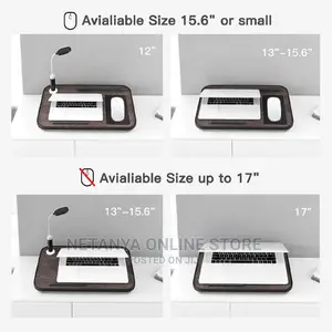 Cushioned Laptop Holder With Led Light