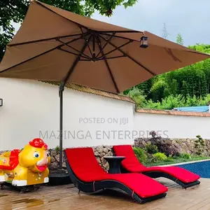 Heavy Duty Garden Parasol Umbrella (3x3mtrs Square)