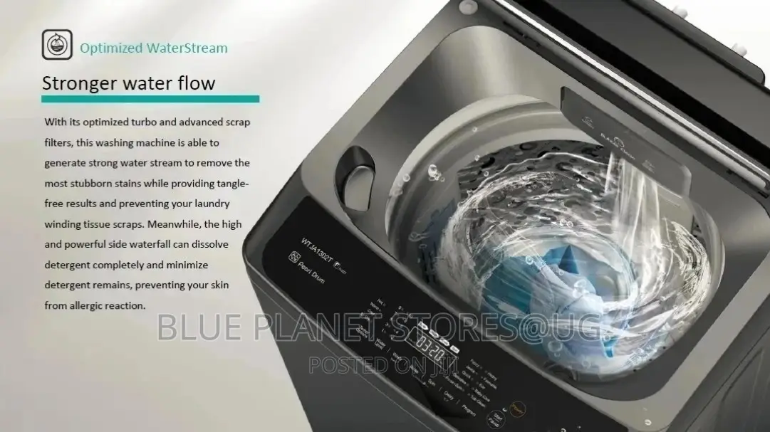 Hisense 8kgs Auto Washing Machines || Top Loader || WTJD802T