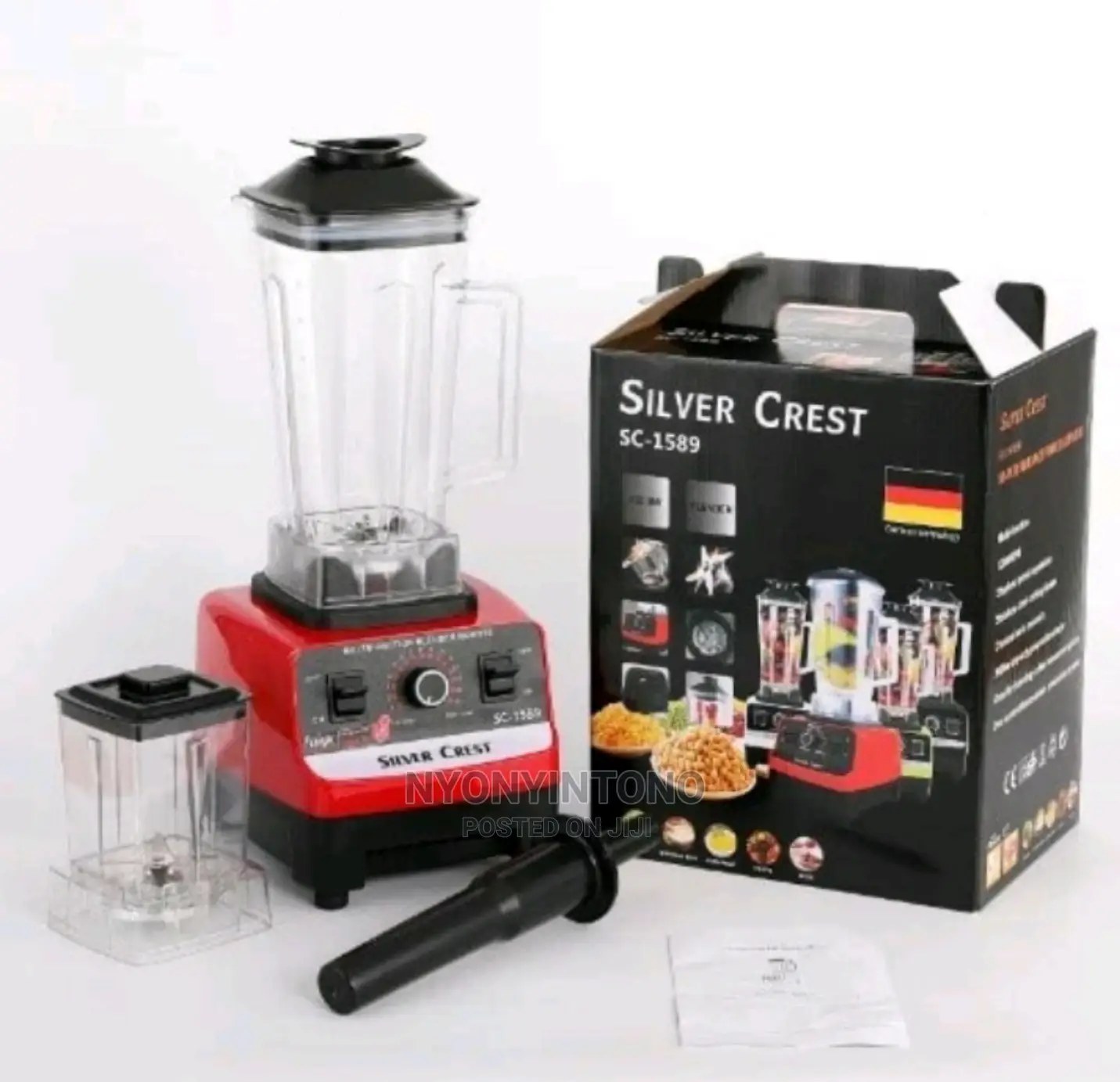 Silver Crest 2 in 1 Comercial Blender With 1year Warranty