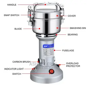 Stainless Steel Electric Powder Grinder 100g