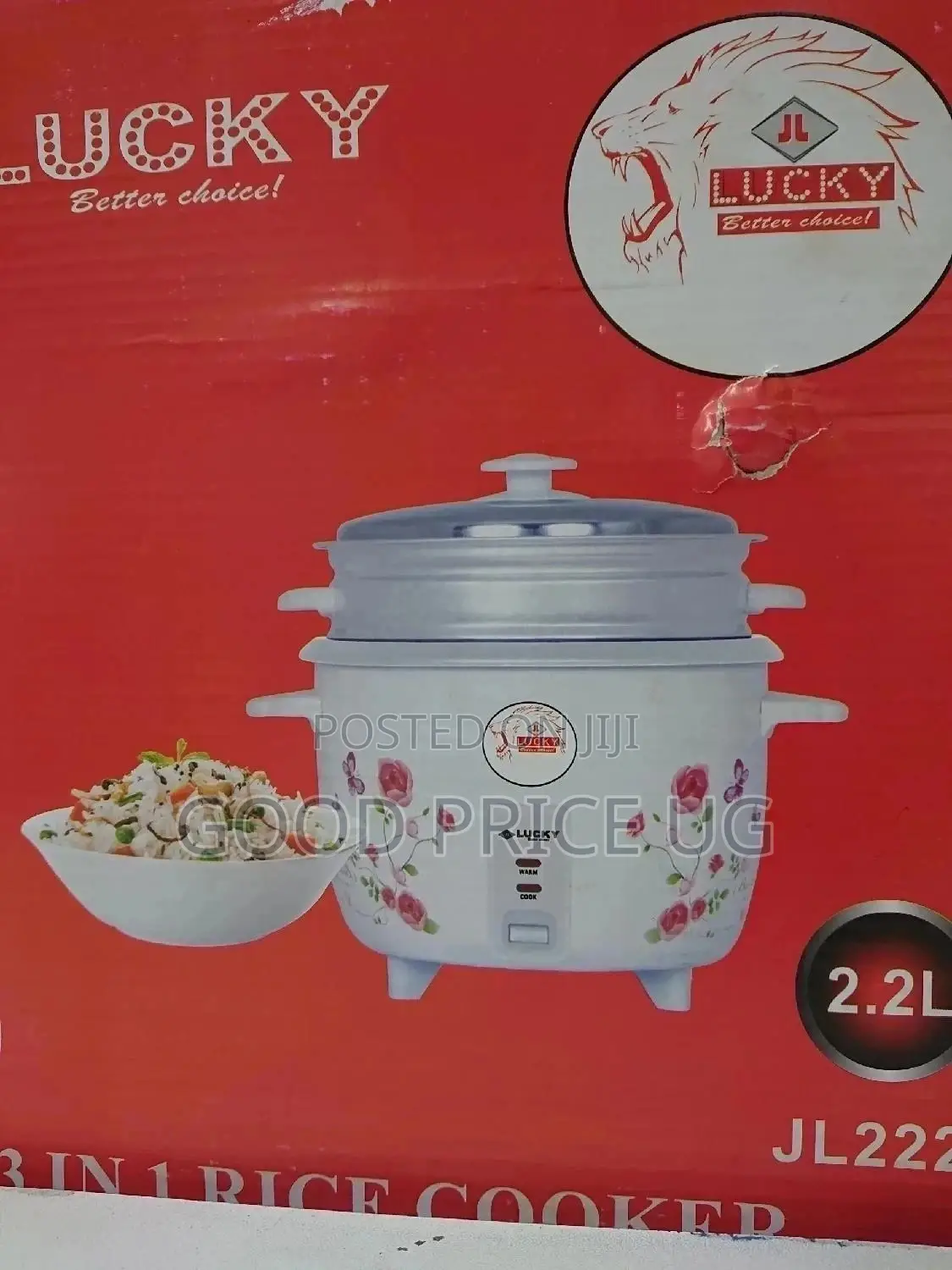 2.2 Litres Lucky Steam Rice Cooker