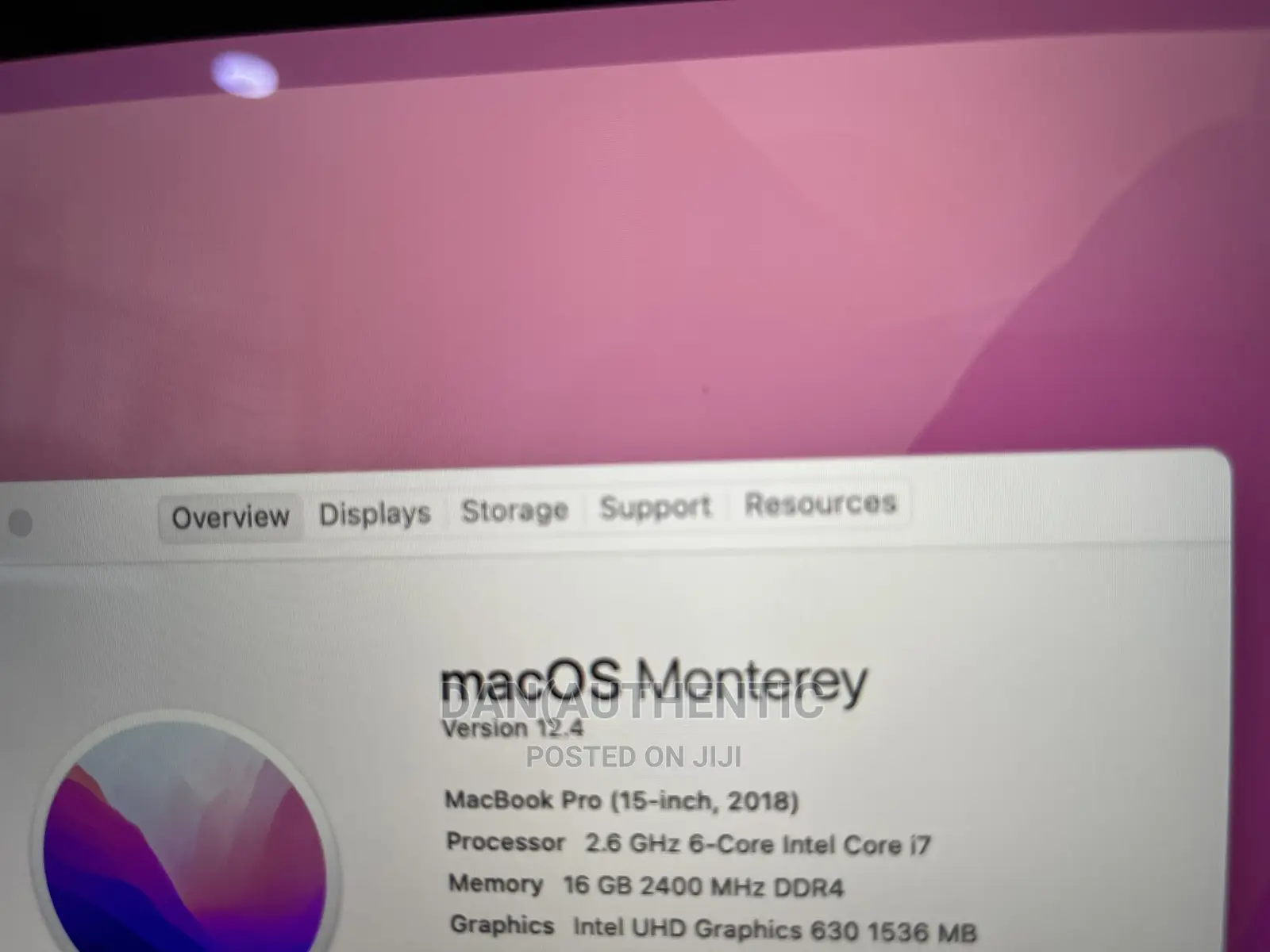 Laptop Apple MacBook 2018 16GB Intel Core I7 SSD 512GB