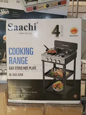 4 Burner Gas Top and Hot Plate