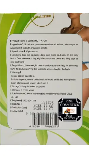 Slimming Patch, Belly Slimming Fat Burning Patches 10pcs