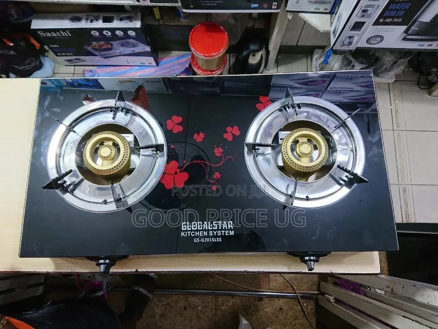 Globalstar 2 Burner Glass Gas Stove