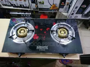 Globalstar 2 Burner Glass Gas Stove