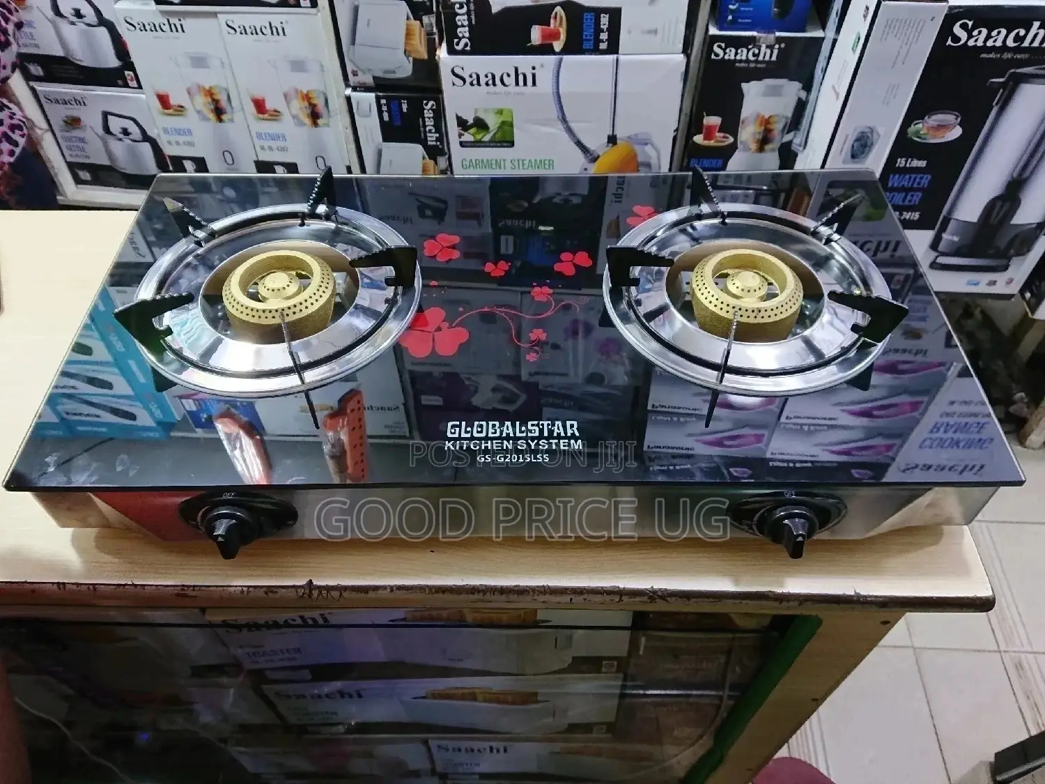 Globalstar 2 Burner Glass Gas Stove