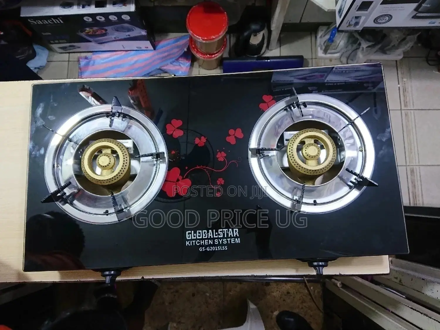 Globalstar 2 Burner Glass Gas Stove