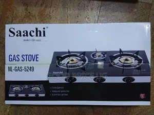 Saachi 3 Burner Glass Gas Stove