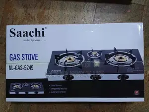 Saachi 3 Burner Glass Gas Stove