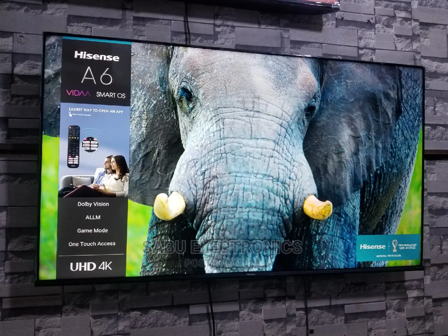 Hisense A6 Smart TV -Frameless 55 Inch
