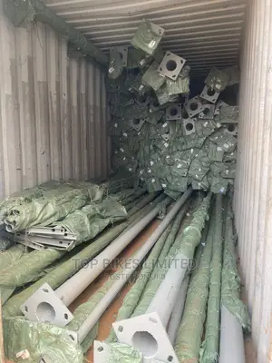 Galvanised Solar Street Light Poles