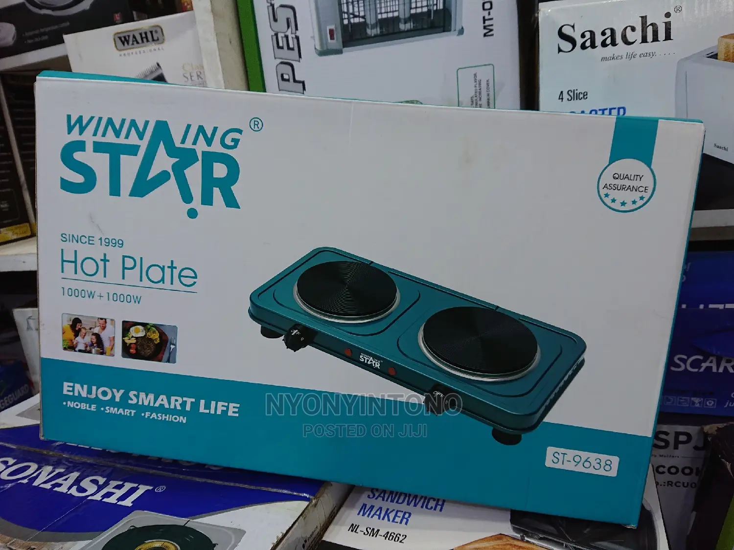 Winning Star Double Solid Hotplate With 1 Year Warranty