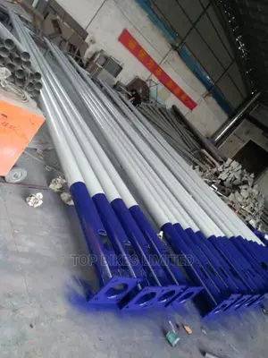 Galvanised Solar Street Light Poles