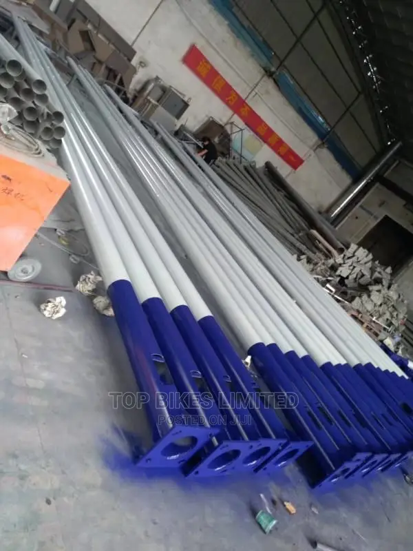 Galvanised Solar Street Light Poles
