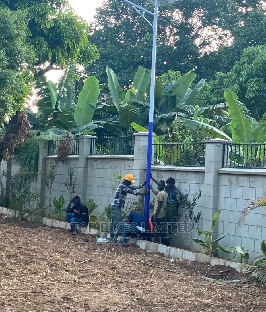 Galvanised Solar Street Light Poles