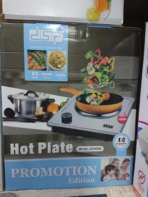 Single Solid Hot Plate With a Warranty of 1year