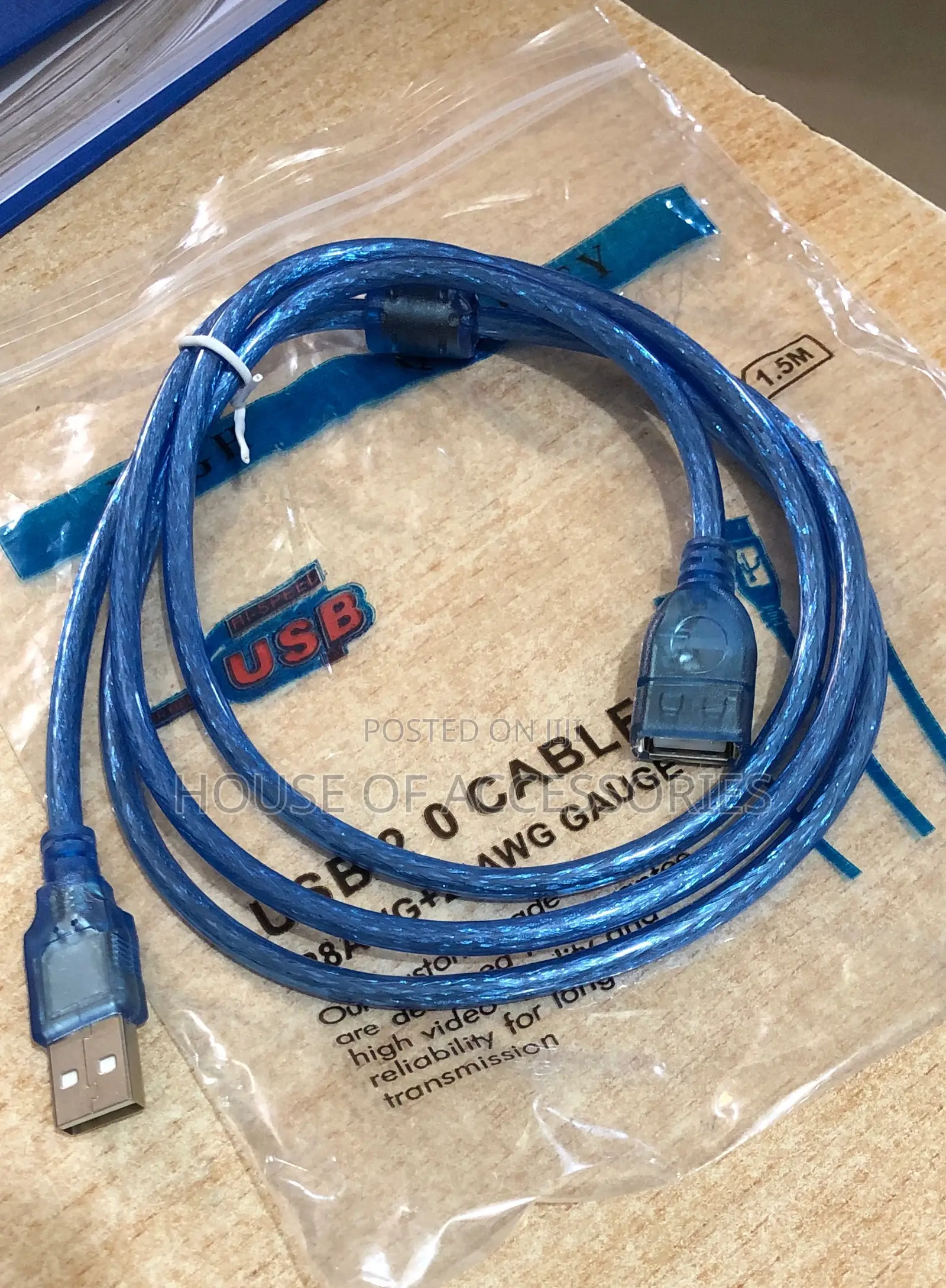 Usb 2.0 Extension Cable 1.5m