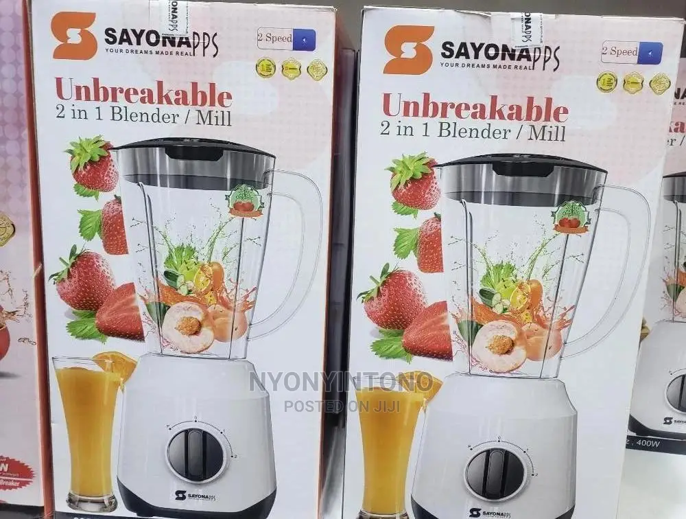 Sayona Blender With Unbreakable Jar and Very Powerful Motor
