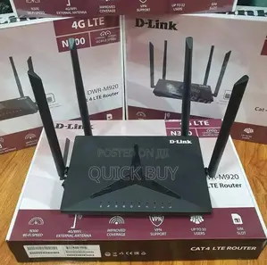 New D-Link 4G LTE Router DWR-M920 With Sim Slot - Black