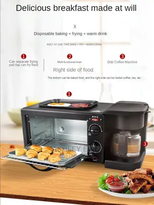 Saachi 3 in 1 Breakfast Machine