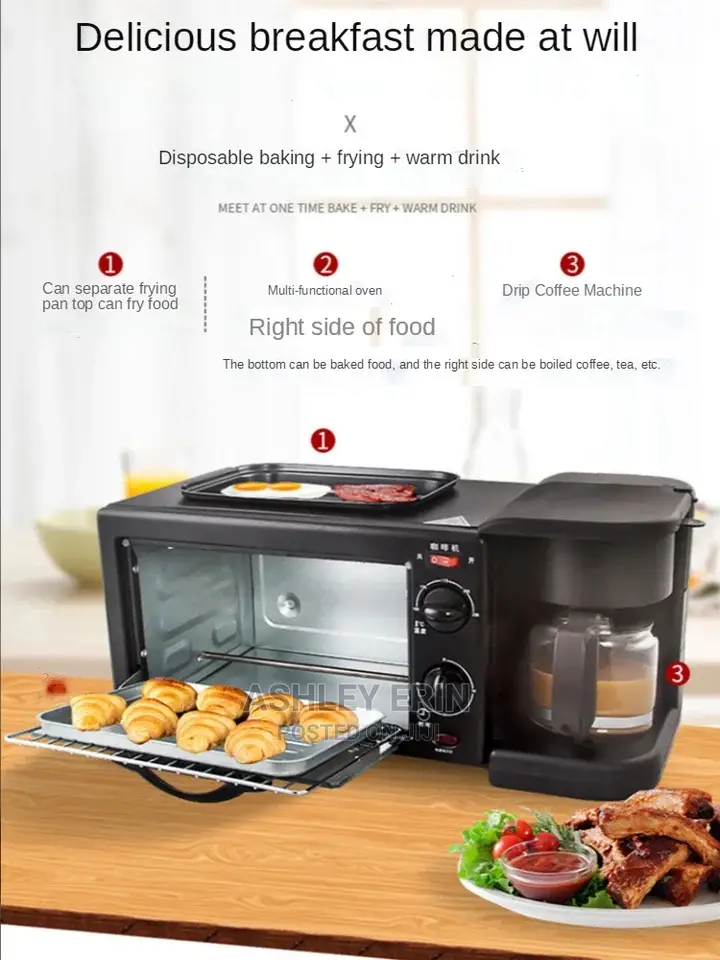 Saachi 3 in 1 Breakfast Machine