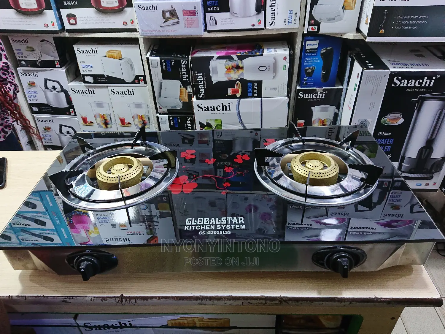 Globalstar Glass Gas Cooker With Automatic Ignition